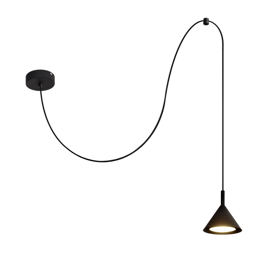Lustra ar auklu ETNA 1xGX53/15W/230V melna