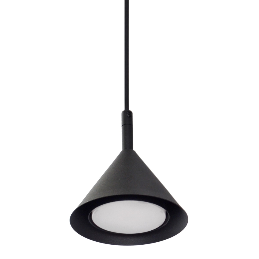 Lustra ar auklu ETNA 3xGX53/10W/230V zirneklis melna