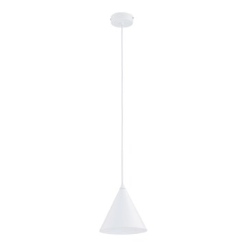 Lustra ar auklu FABO 1xE27/15W/230V balta