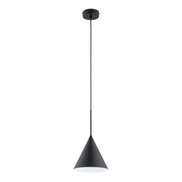 Lustra ar auklu FABO 1xE27/15W/230V melna