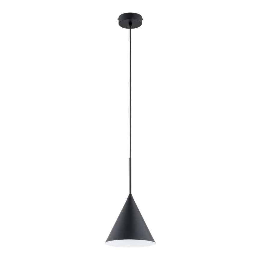 Lustra ar auklu FABO 1xE27/15W/230V melna