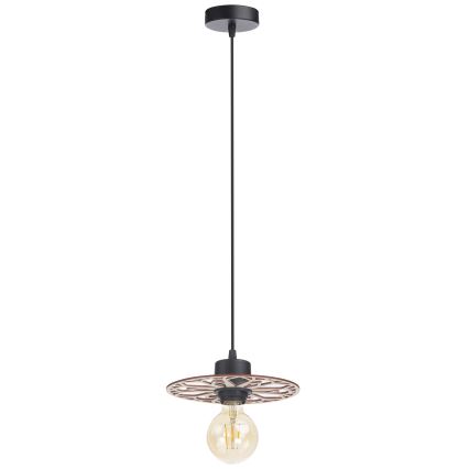 Lustra ar auklu FALCO 1xE27/60W/230V d. 20 cm bēša