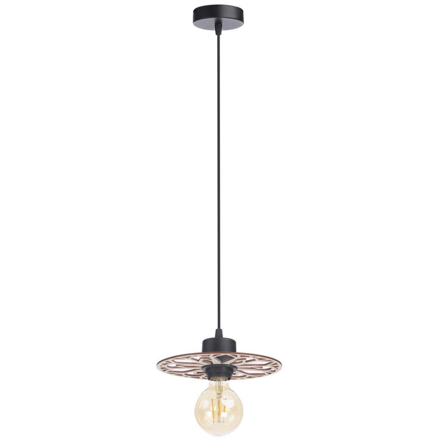 Lustra ar auklu FALCO 1xE27/60W/230V d. 20 cm bēša