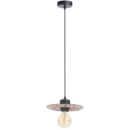 Lustra ar auklu FALCO 1xE27/60W/230V d. 20 cm bēša
