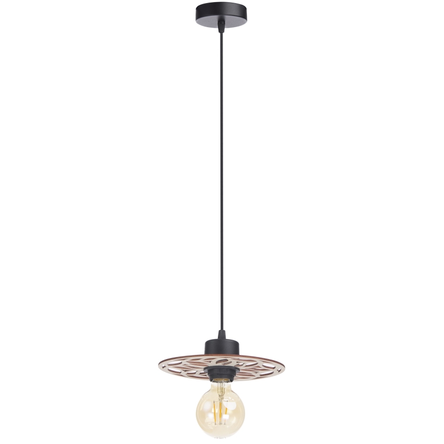 Lustra ar auklu FALCO 1xE27/60W/230V d. 20 cm bēša