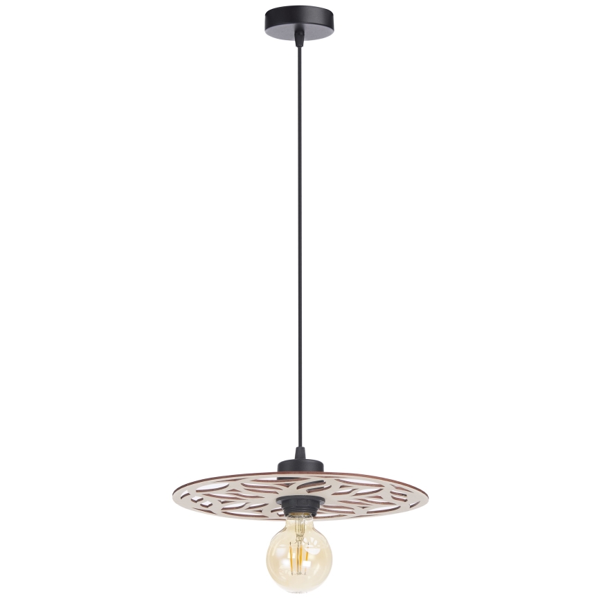 Lustra ar auklu FALCO 1xE27/60W/230V d. 30 cm bēša