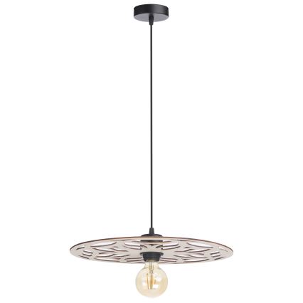 Lustra ar auklu FALCO 1xE27/60W/230V d. 40 cm bēša