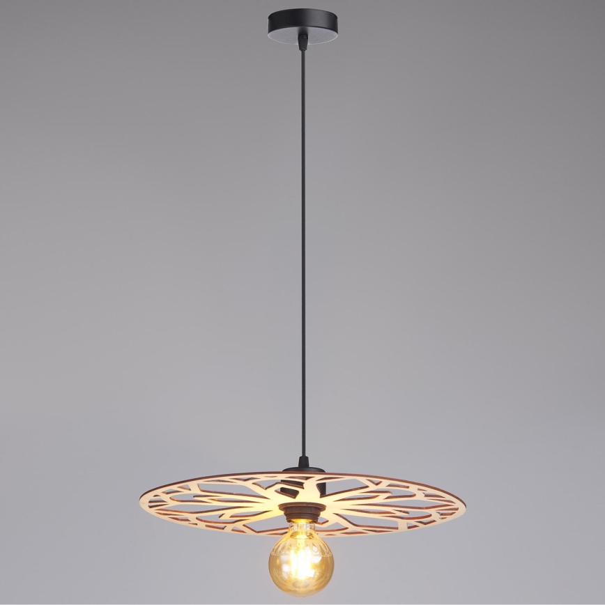 Lustra ar auklu FALCO 1xE27/60W/230V d. 40 cm bēša