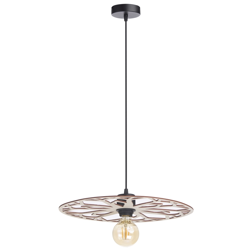 Lustra ar auklu FALCO 1xE27/60W/230V d. 40 cm bēša