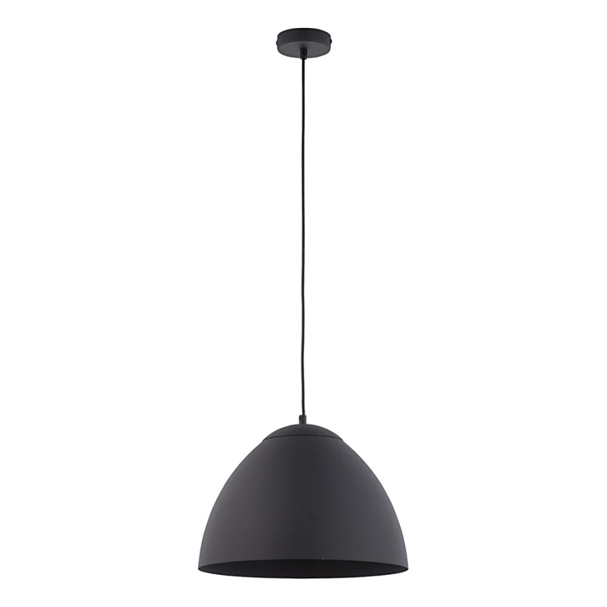 Lustra ar auklu FARO 1xE27/60W/230V melna