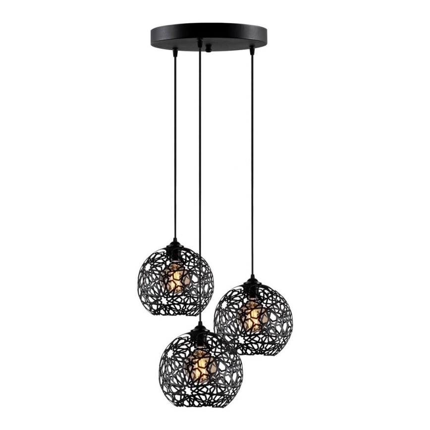 Lustra ar auklu FELLINI 3xE27/100W/230V