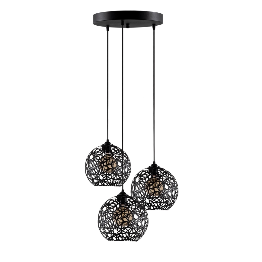 Lustra ar auklu FELLINI 3xE27/100W/230V