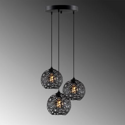 Lustra ar auklu FELLINI 3xE27/100W/230V