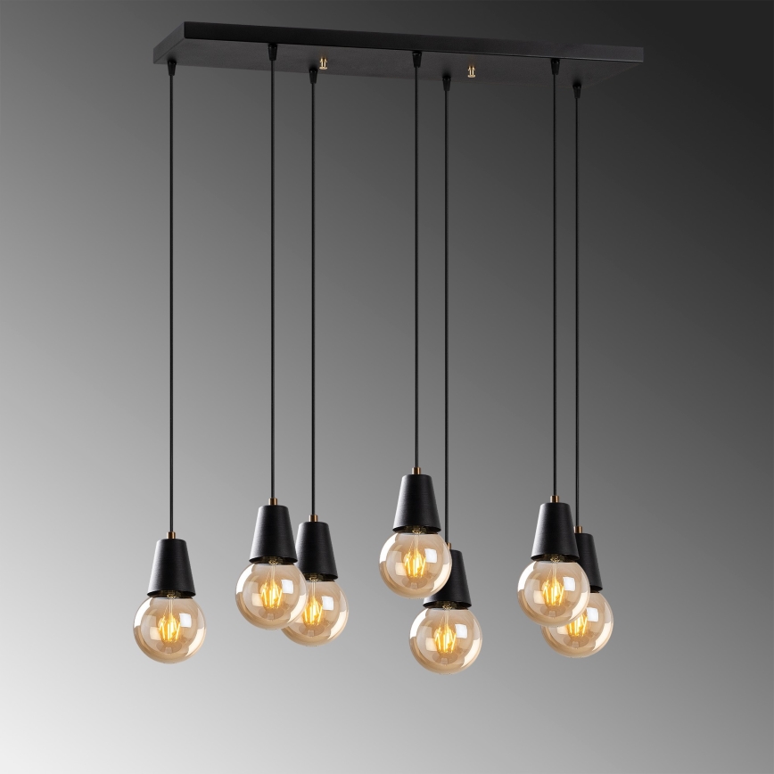 Lustra ar auklu FES 7xE27/40W/230V