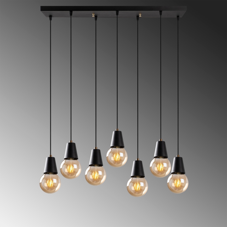 Lustra ar auklu FES 7xE27/40W/230V