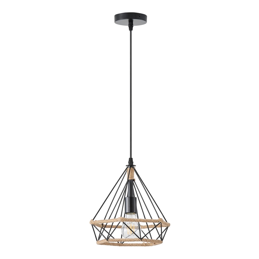 Lustra ar auklu FLARE 1xE27/15W/230V d. 25 cm bēša