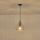 Lustra ar auklu FLARE 1xE27/15W/230V d. 25 cm bēša