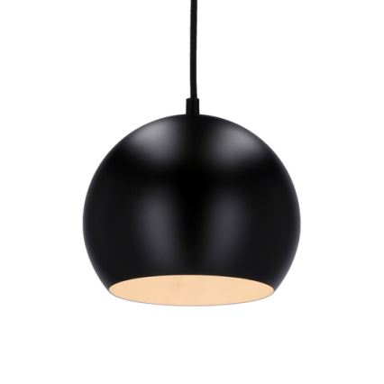 Lustra ar auklu FLEN 1xE27/40W/230V d. 20 cm melna