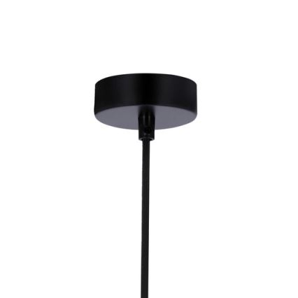 Lustra ar auklu FLEN 1xE27/40W/230V d. 20 cm melna