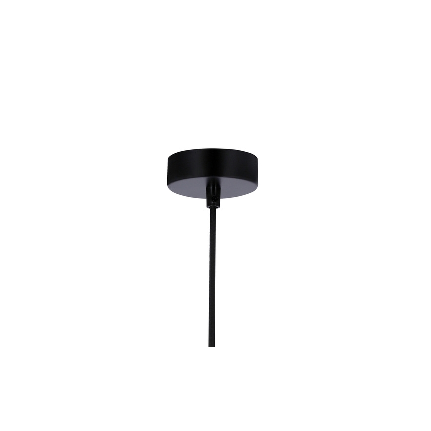 Lustra ar auklu FLEN 1xE27/40W/230V d. 20 cm melna