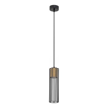 Lustra ar auklu FOBIA 1xGU10/25W/230V melna/zelta