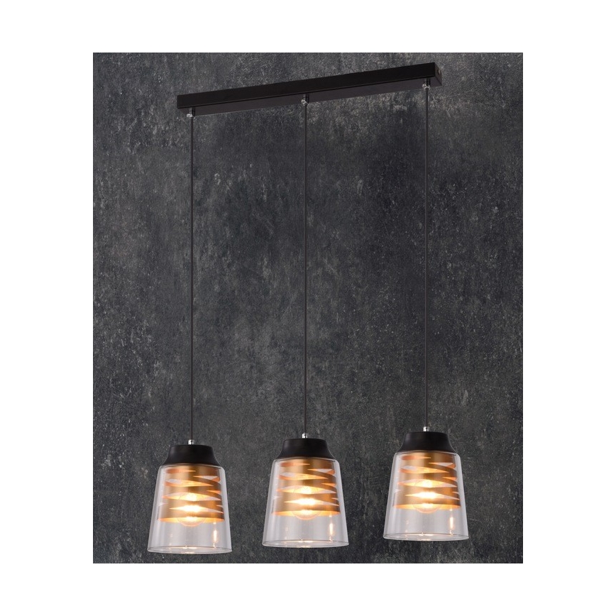 Lustra ar auklu FRESNO 3xE27/60W/230V