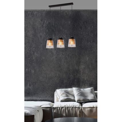 Lustra ar auklu FRESNO 3xE27/60W/230V