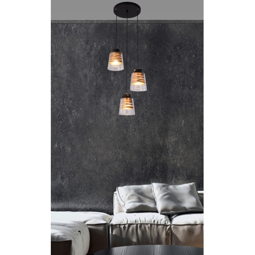 Lustra ar auklu FRESNO 3xE27/60W/230V
