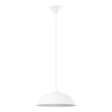 Lustra ar auklu FRIKA 1xE27/15W/230V d. 34 cm balta