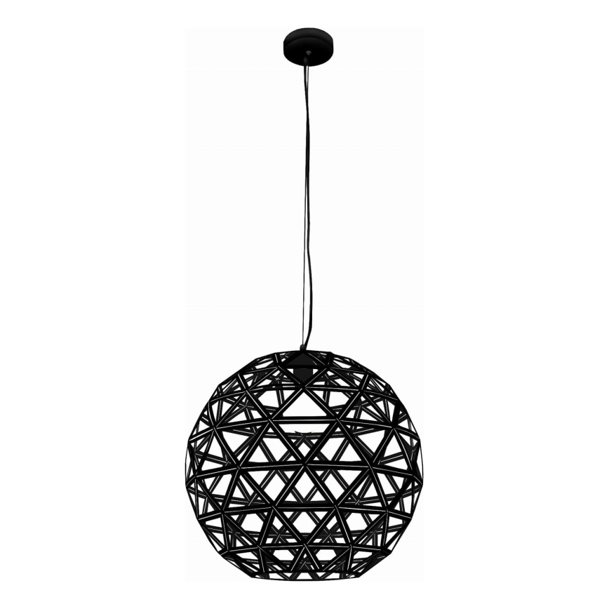 Lustra ar auklu FROZEN 1xE27/60W/230V d. 50 cm melna