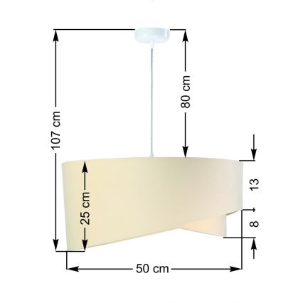 Lustra ar auklu GALAXY 1xE27/60W/230V