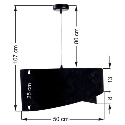 Lustra ar auklu GALAXY 1xE27/60W/230V