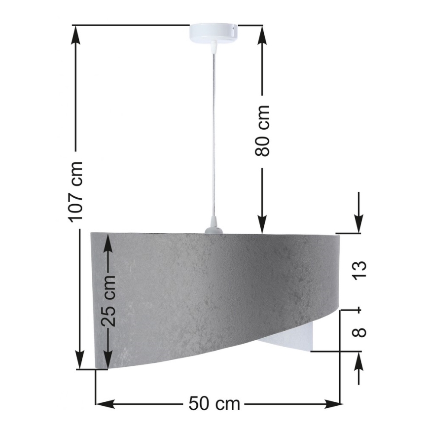Lustra ar auklu GALAXY 1xE27/60W/230V