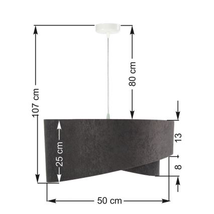 Lustra ar auklu GALAXY 1xE27/60W/230V