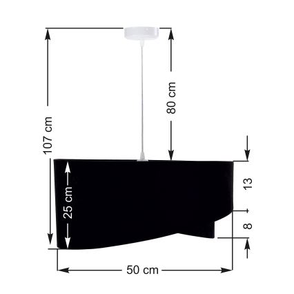 Lustra ar auklu GALAXY 1xE27/60W/230V