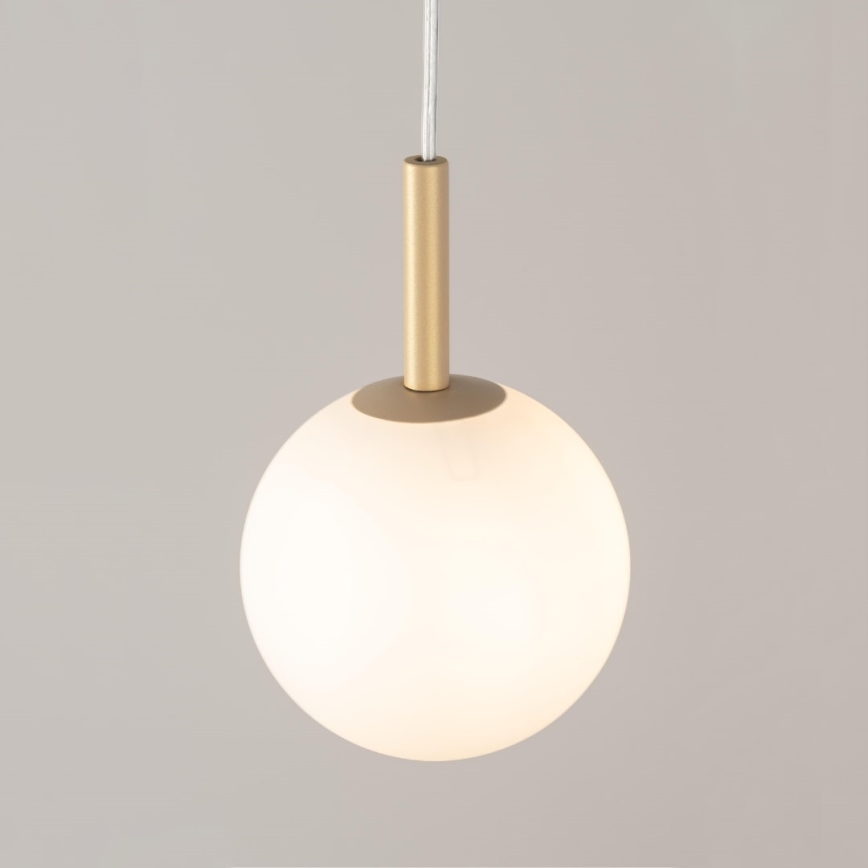 Lustra ar auklu GAMA 1xG9/12W/230V zelta