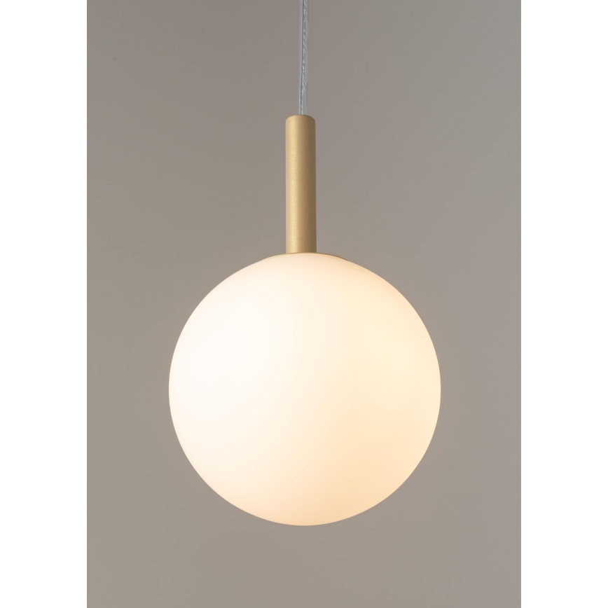 Lustra ar auklu GAMA 1xG9/12W/230V zelta