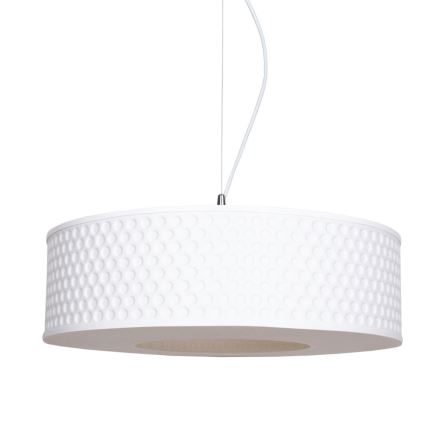 Lustra ar auklu GARDA 1xE27/60W/230V d. 40 cm balta