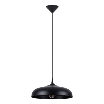 Lustra ar auklu GINA 1xE27/15W/230V d. 38 cm melna