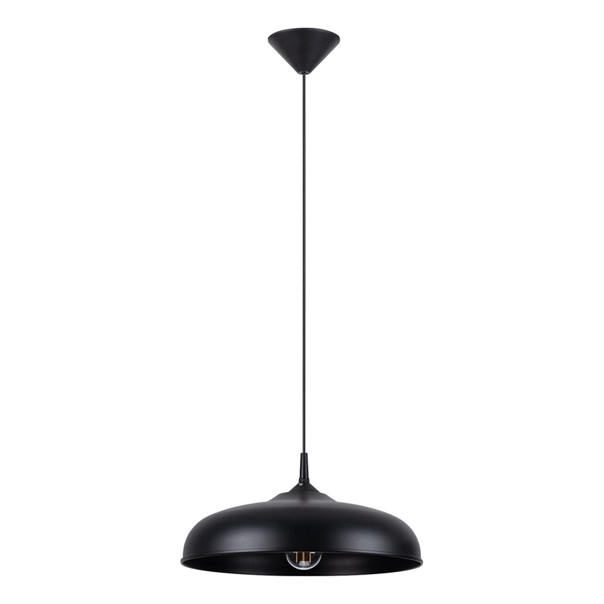 Lustra ar auklu GINA 1xE27/15W/230V d. 38 cm melna