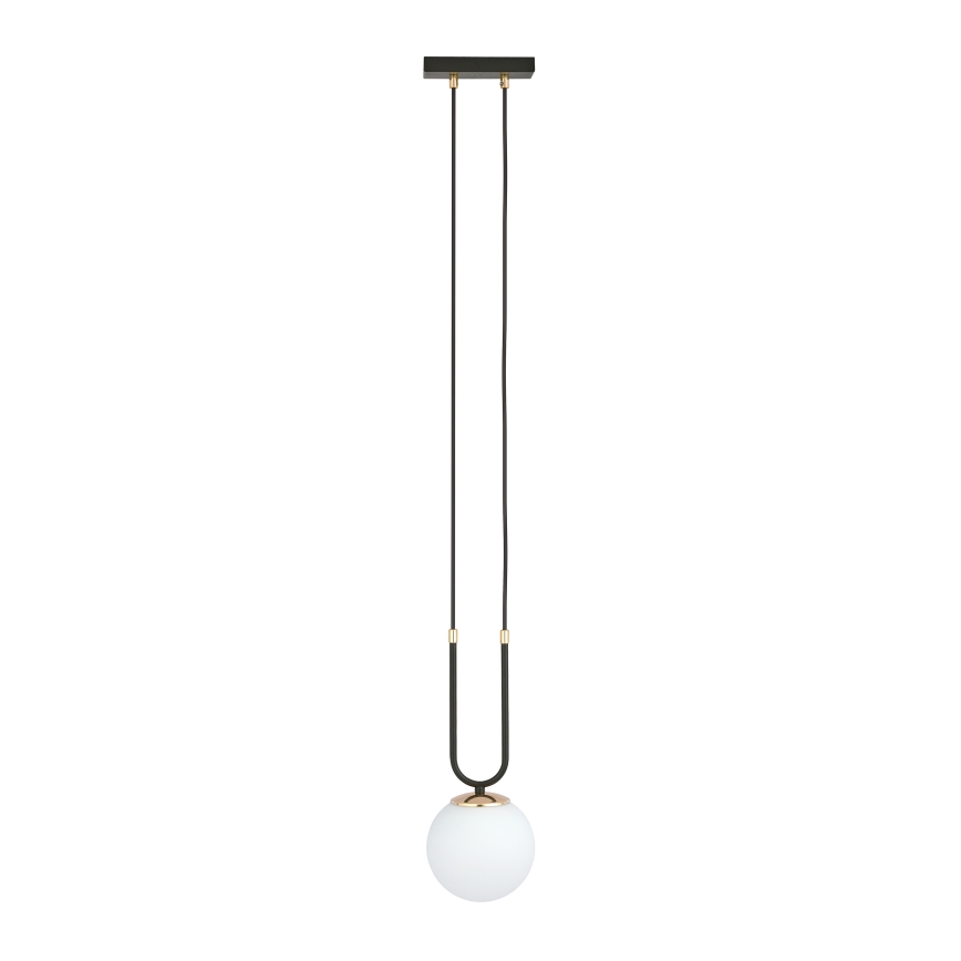 Lustra ar auklu GLAM 1xE14/10W/230V melna