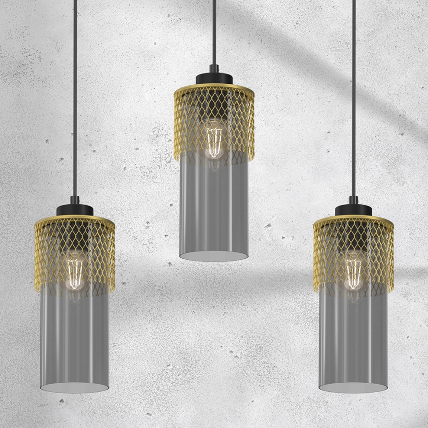 Lustra ar auklu GLAM 3xE27/60W/230V
