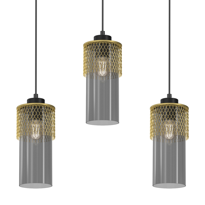 Lustra ar auklu GLAM 3xE27/60W/230V