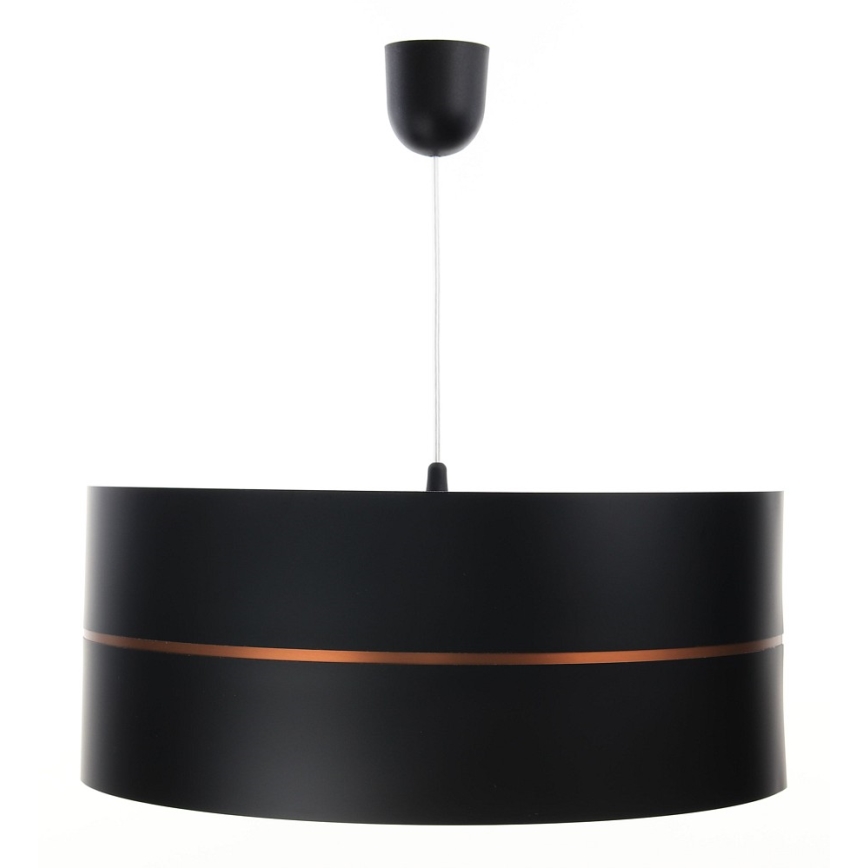Lustra ar auklu GLAM HOME 1xE27/60W/230V d. 40 cm melna
