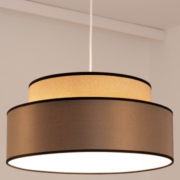Lustra ar auklu GRACE 1xE27/60W/230V bēša/brūna