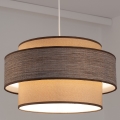 Lustra ar auklu GRACE 1xE27/60W/230V bēša/brūna