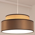 Lustra ar auklu GRACE 1xE27/60W/230V d. 40 cm bēša/brūna