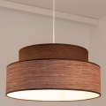 Lustra ar auklu GRACE 1xE27/60W/230V d. 40 cm brūna/bēša
