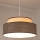 Lustra ar auklu GRACE 1xE27/60W/230V krēmkrāsa/brūna