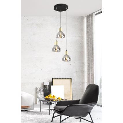 Lustra ar auklu GREGORY 3xE14/40W/230V